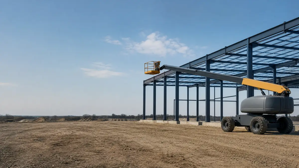 Rough Terrain Scissor Lifts jobsite access in Houston