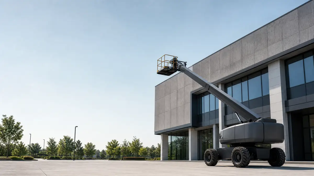 Boom Lifts jobsite access in Houston