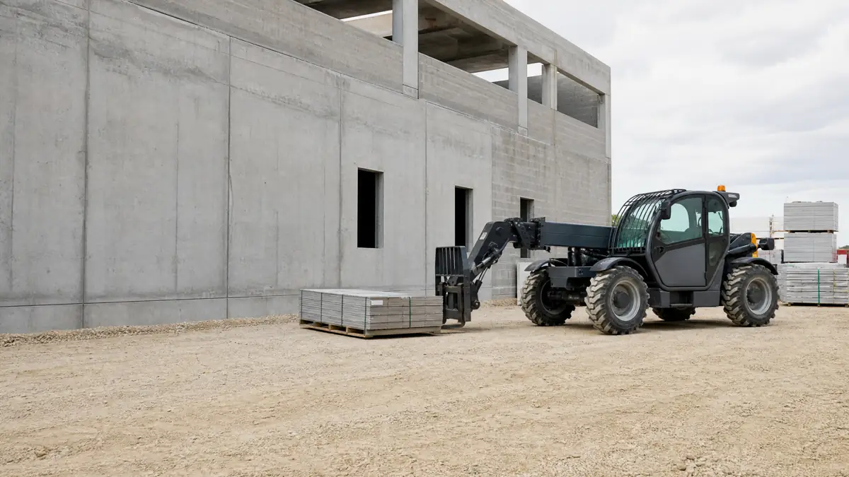 Telehandlers jobsite access in Houston